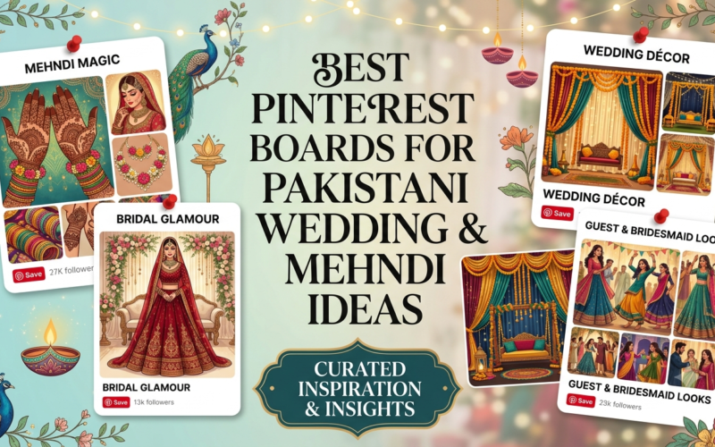 Best Pinterest Boards for Pakistani Wedding & Mehndi Ideas