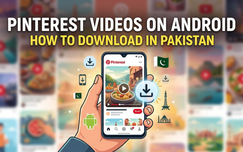 How to Download Pinterest Videos on Android in Pakistan