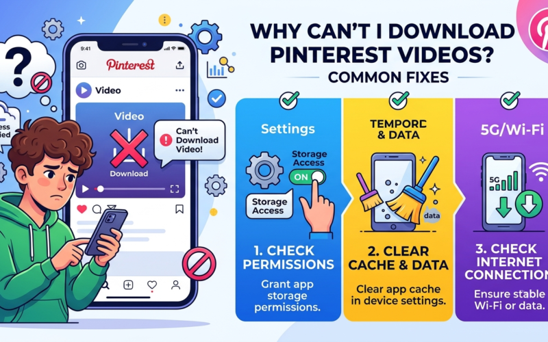 Why Can’t I Download This Pinterest Video? Common Fixes